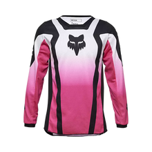 Load image into Gallery viewer, Fox Racing Youth Girls 180 Lean Long Sleeve Jersey BLK/PINK (33054285)