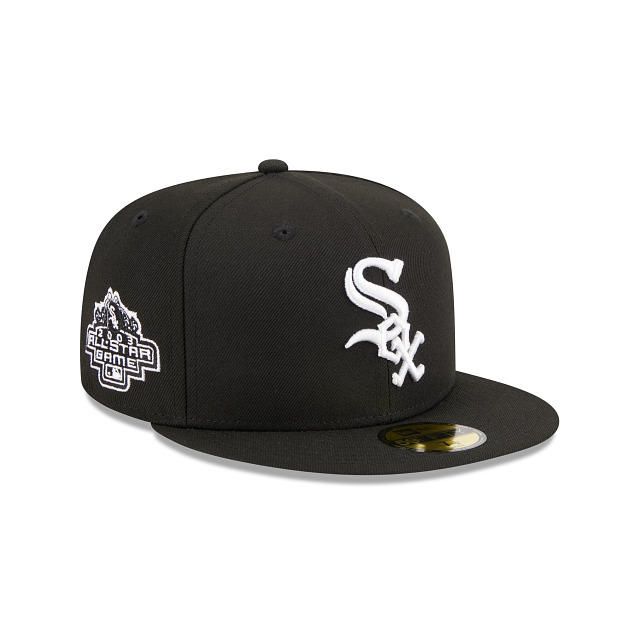 New Era Chicago White Sox GM Black & White Sidepatch 59Fifty Cap (60398759)